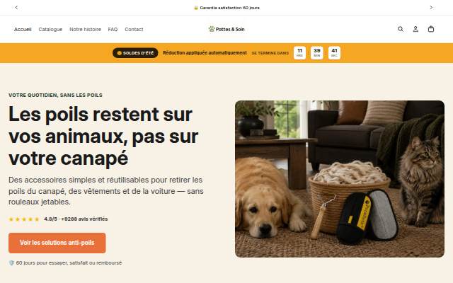 Pattes et Soins storefront