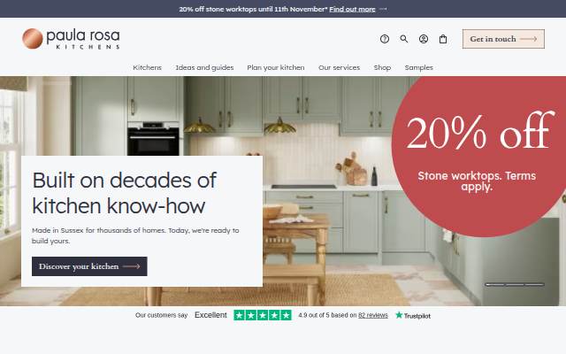 Paula Rosa Kitchens storefront