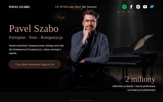 Startseite von Pavel Szabo