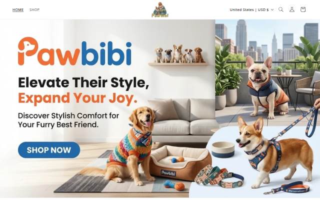 Pawbibi storefront