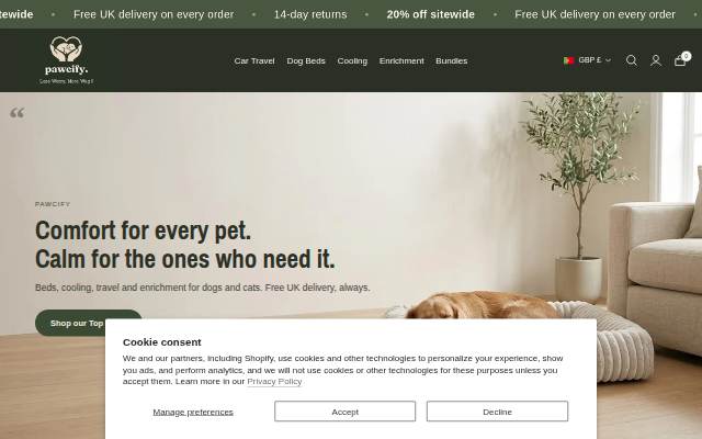 pawcify storefront