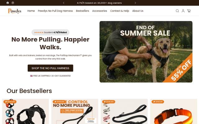 PAWDYS storefront