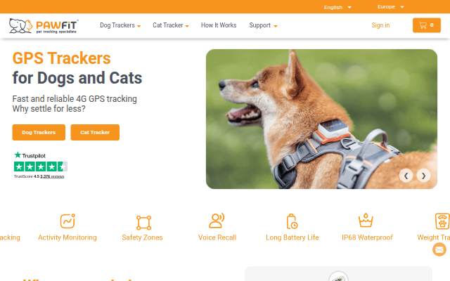 Pawfit storefront