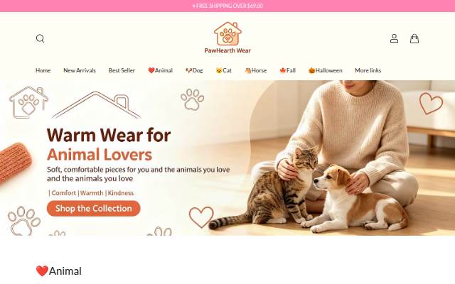 pawhearthwear storefront