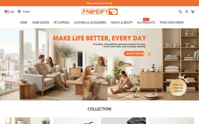 PAWNDIFY storefront