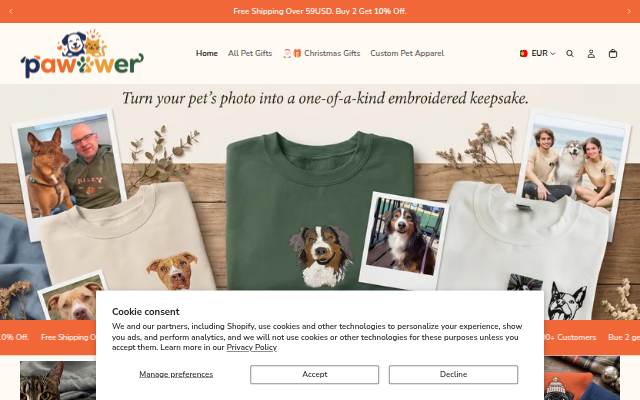 Startseite von Pawower