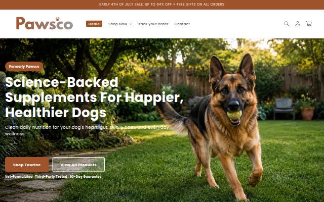 Pawsco™ storefront