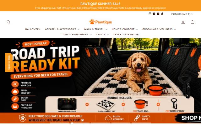 Pawtique storefront