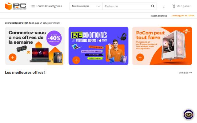 PcComponentes storefront