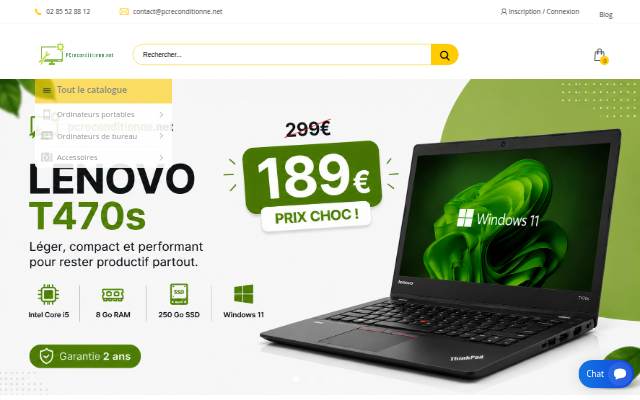 PC reconditionne .net storefront