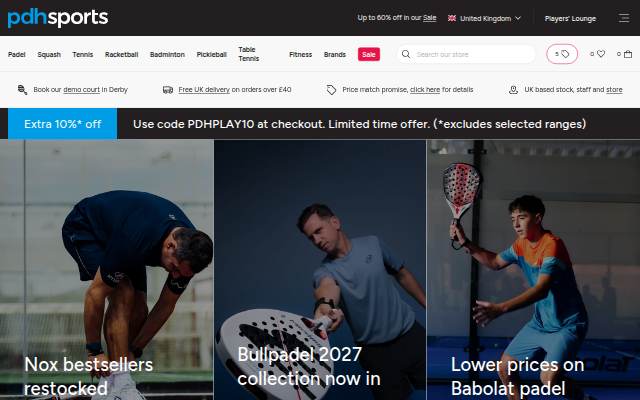PDHSports storefront