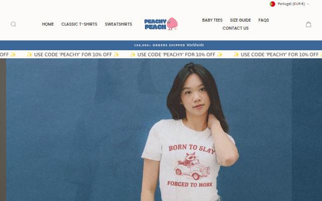Peachy Peach storefront