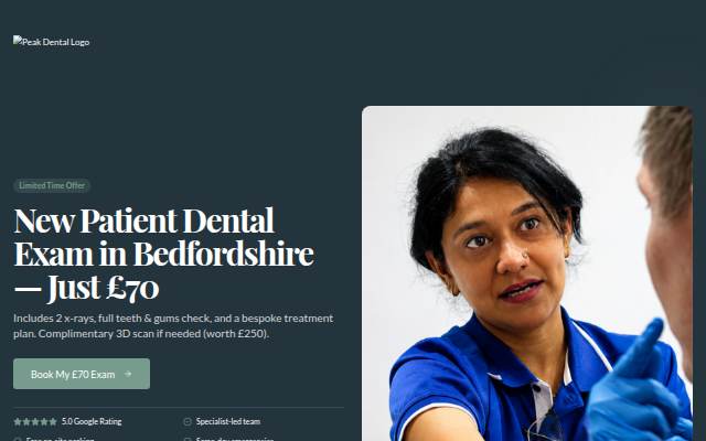 Peak Dental &amp; Cosmetic Centre — Premium Dental Care in Bedfordshire storefront