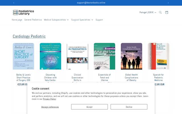 Startseite von Pediatrics Library