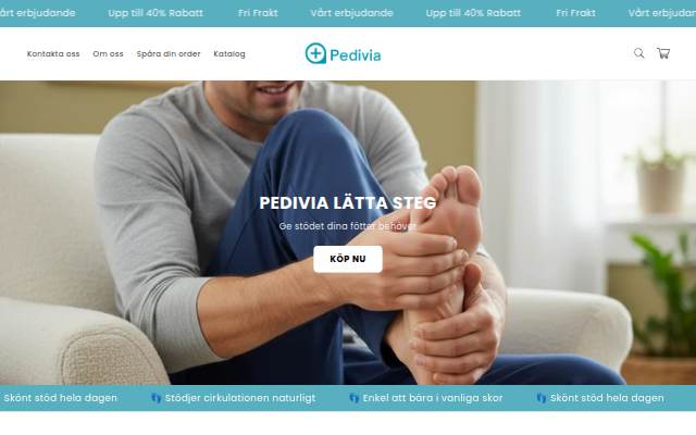 Pedivia storefront