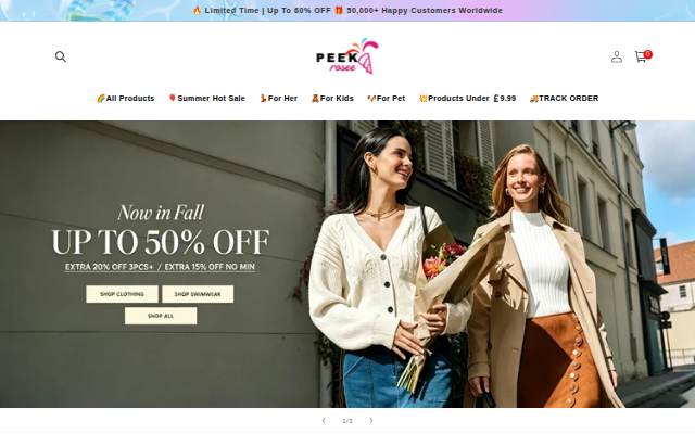 peekrosee storefront