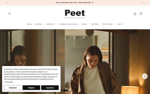 Startseite von Peet kleding