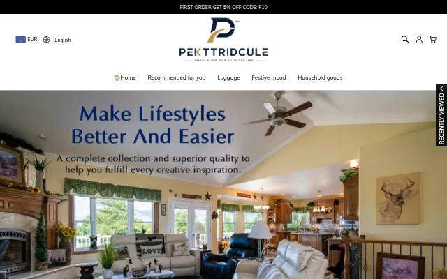 Pekttridcule storefront