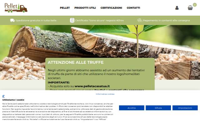 Startseite von Pellet a Casa Tua