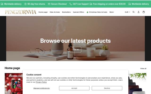 PENGZORNVIA storefront