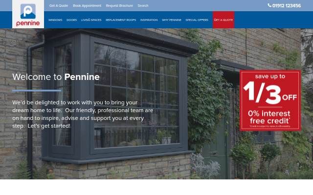 Pennine Windows, Doors &amp; Conservatories storefront