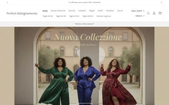 Perfect Abbigliamento storefront