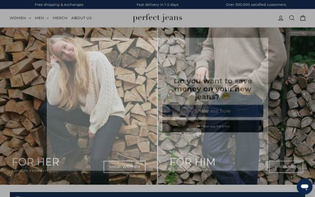 Perfect Jeans storefront