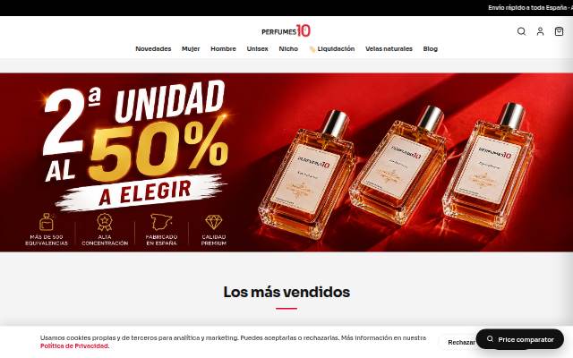 Perfumes10 storefront