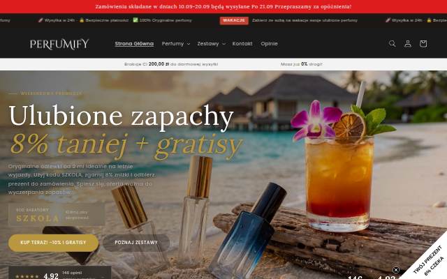Perfumify storefront