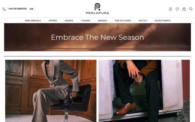 Montra da PERLAPURA Online Shop