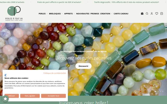 Perles à tout va storefront