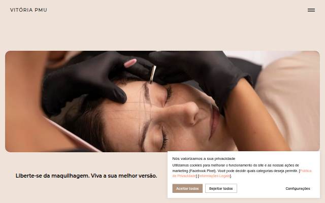 Escaparate de Permanent Makeup in Funchal