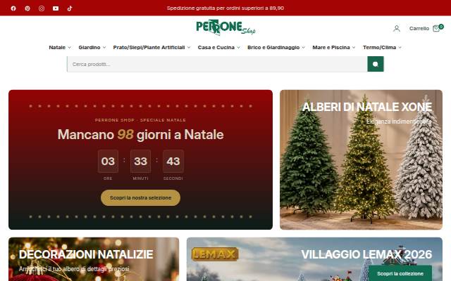Startseite von Perrone Shop