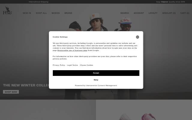 PESOCLO storefront
