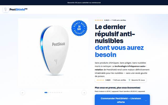 PestShield™ — Le Dernier Répulsif Anti storefront