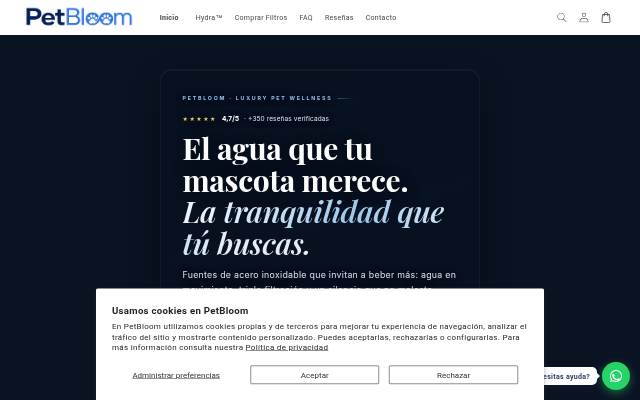 PetBloom storefront