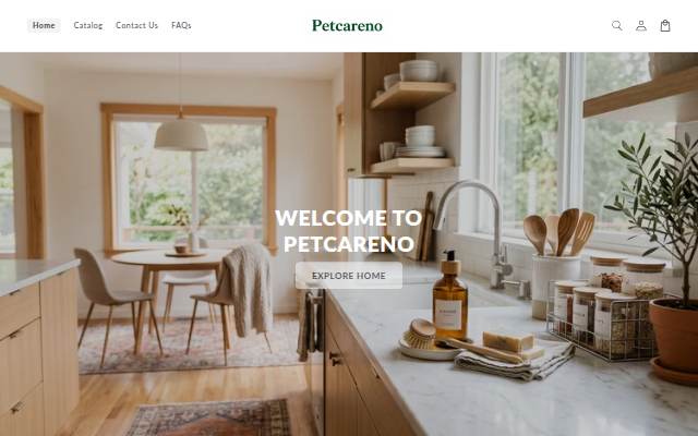 Petcareno storefront