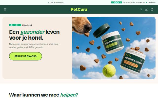 PetCura storefront