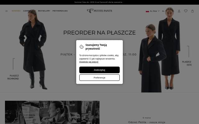 Petite Pants storefront