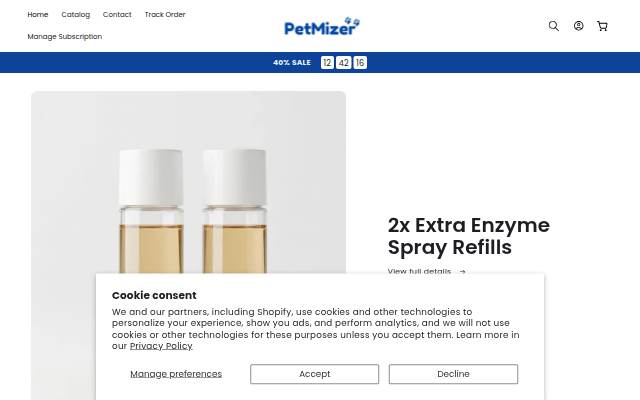 Petmizer storefront