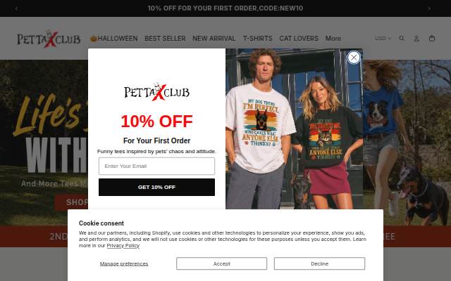 PetTaxClub storefront