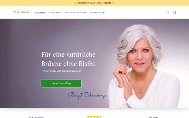 Pfeffersalbe storefront
