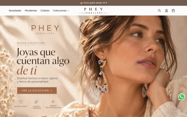 Phey Jewellery storefront