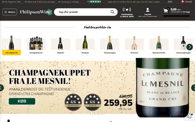 Philipson Wine storefront