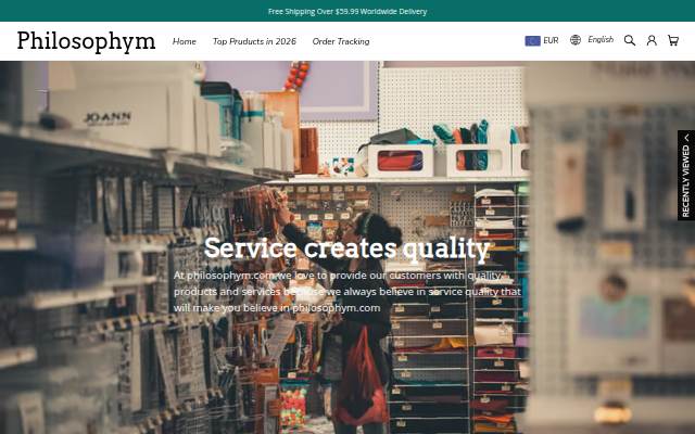 Philosophym storefront
