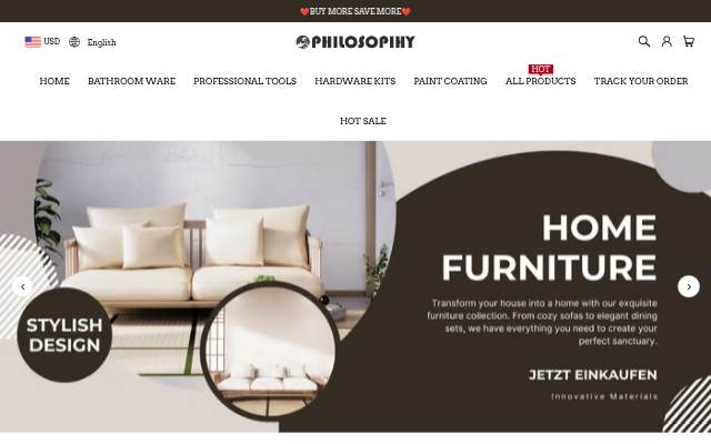Philosopihy storefront