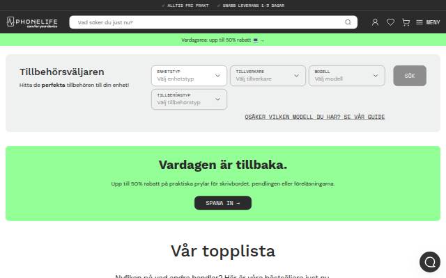 Mobilskal, mobilfodral &amp; mobiltillbehör storefront