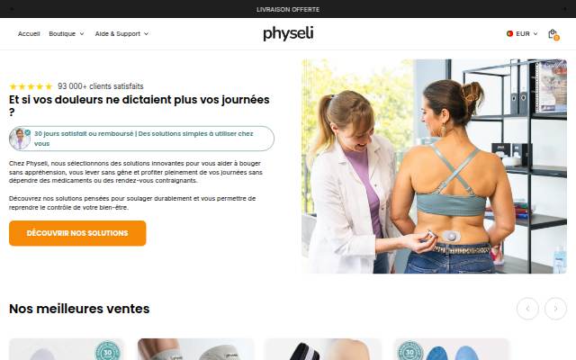 Physeli storefront