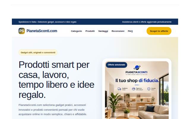 PianetaSconti.com storefront