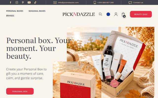 Pick N Dazzle Europe storefront